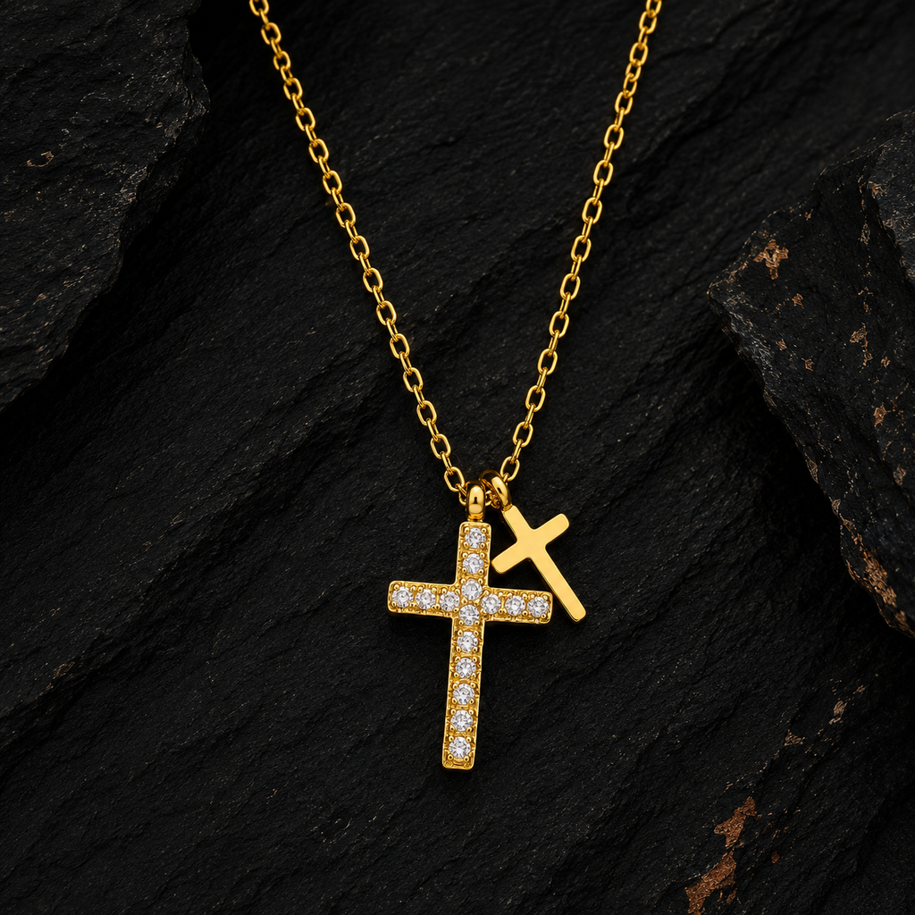 Solvane Ascend Cross Necklace